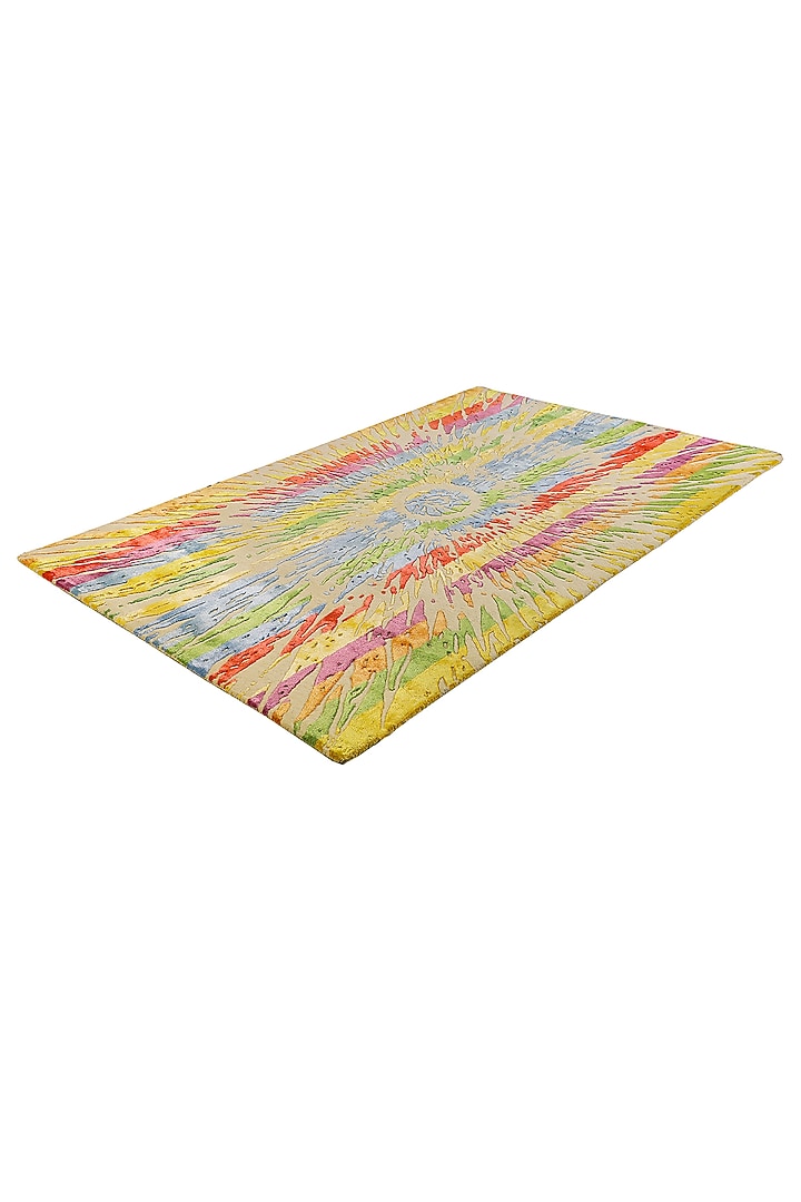 Multi-Colored Hand-Tufted Carpet by QAALEEN at Pernia's Pop Up Shop