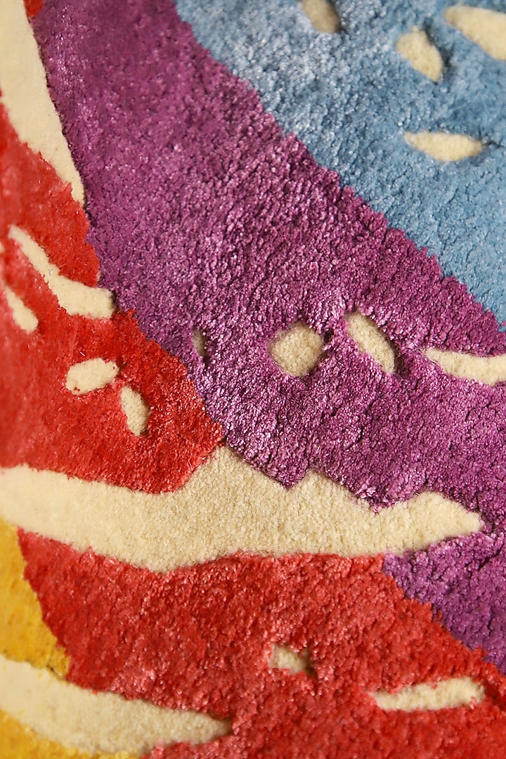 Multi-Colored Hand-Tufted Carpet by QAALEEN at Pernia's Pop Up Shop