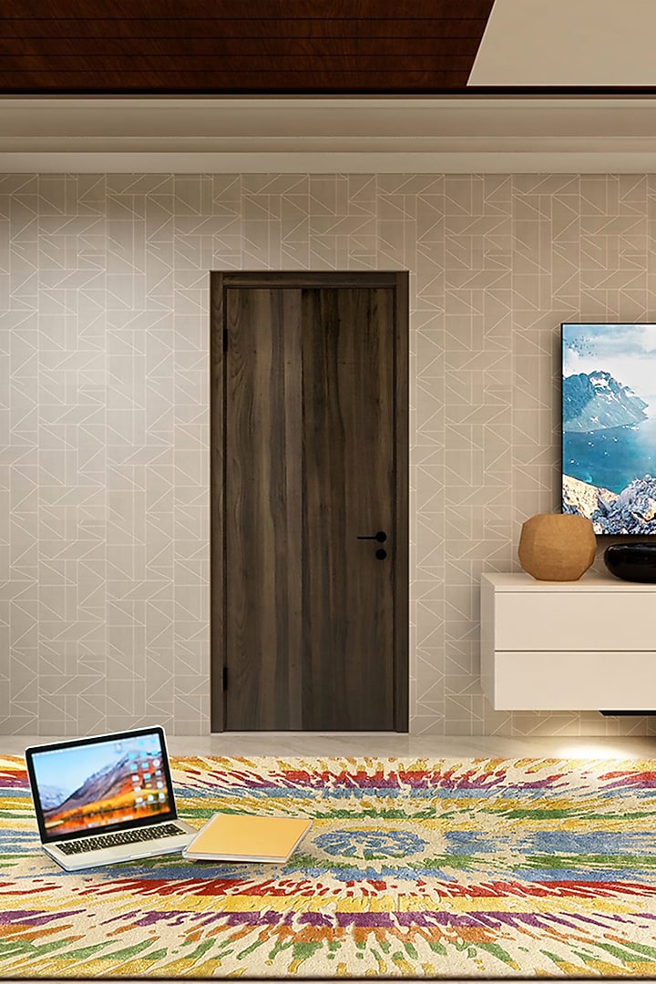 Multi-Colored Hand-Tufted Carpet by QAALEEN at Pernia's Pop Up Shop
