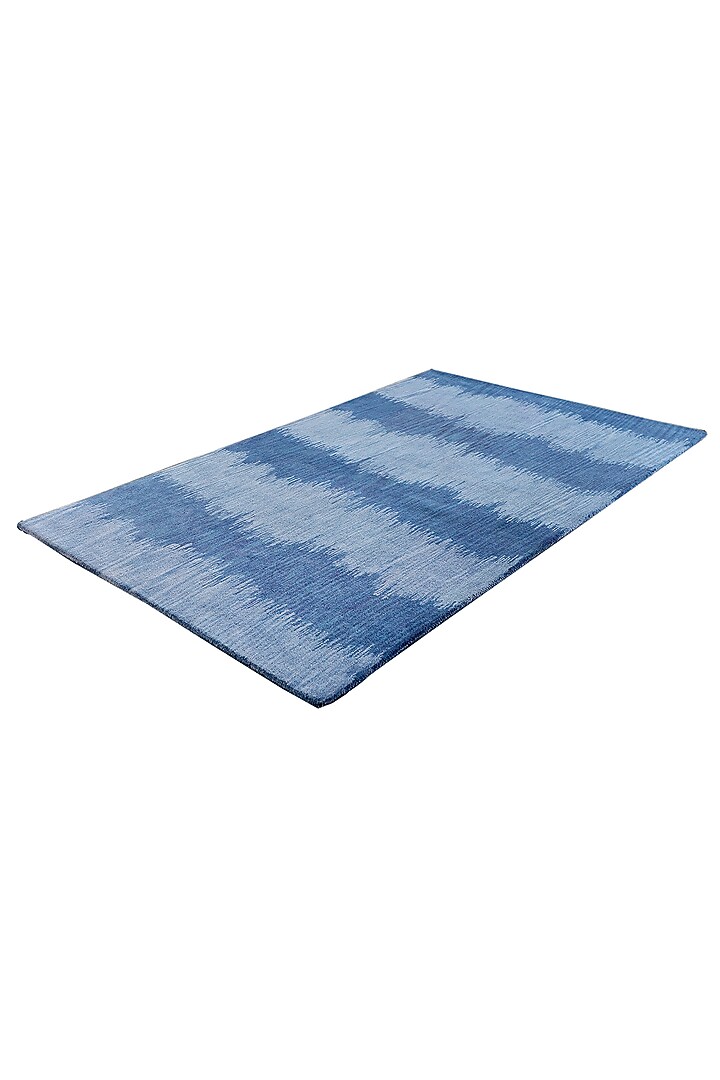 Blue Hand-Tufted Carpet by QAALEEN at Pernia's Pop Up Shop
