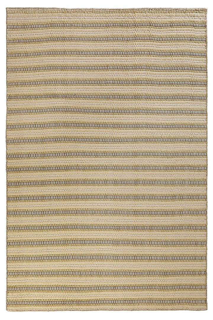 Cream & Grey Hand-Woven Carpet by QAALEEN at Pernia's Pop Up Shop