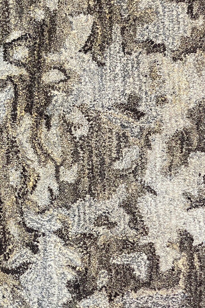 Grey & Beige Hand-Tufted Carpet by QAALEEN at Pernia's Pop Up Shop