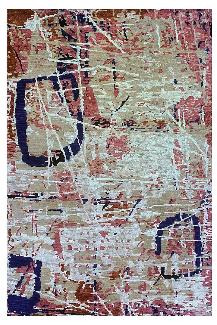 Multi-Colored Hand-Tufted Carpet by QAALEEN at Pernia's Pop Up Shop