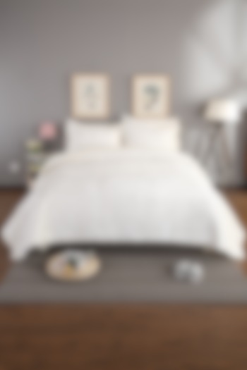 White Diamond Quilted Bedspread Set (Set of 3) by Quilting Tree at Pernia's Pop Up Shop