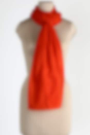 Orange Air Cashmere Shawl by Queenmark at Pernia's Pop Up Shop