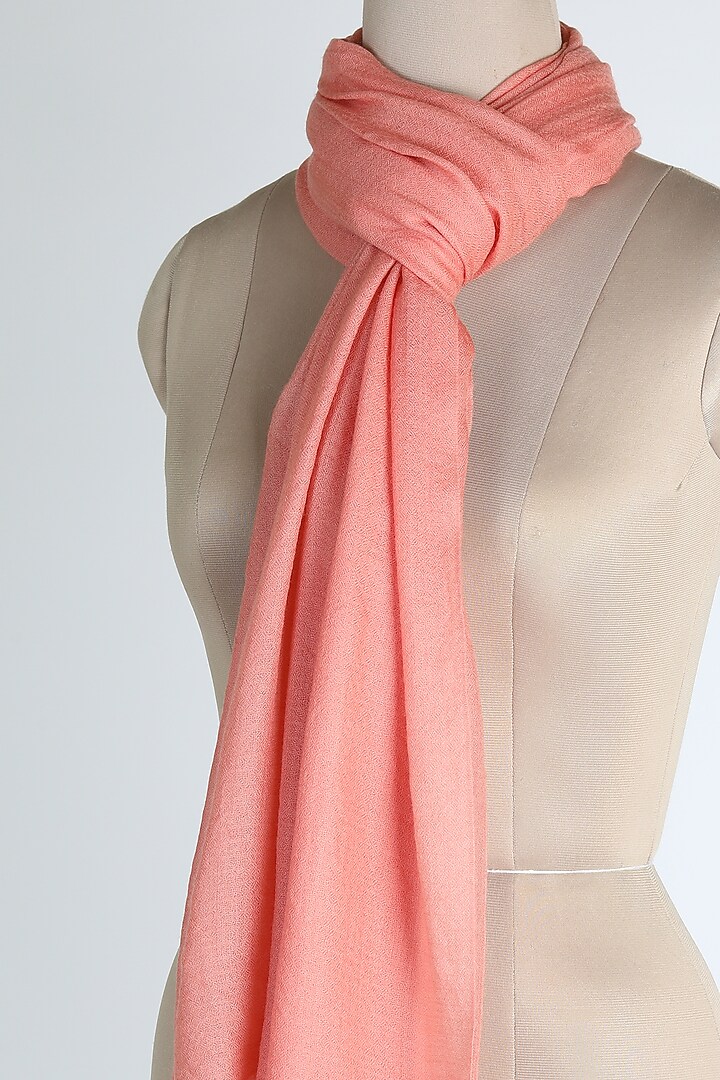 Coral Air Cashmere Shawl by Queenmark at Pernia's Pop Up Shop