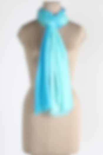 Light Blue Air Cashmere Shawl by Queenmark at Pernia's Pop Up Shop