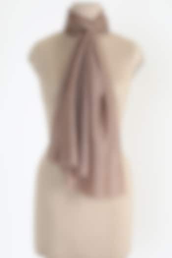 Light Brown Air Cashmere Shawl by Queenmark at Pernia's Pop Up Shop