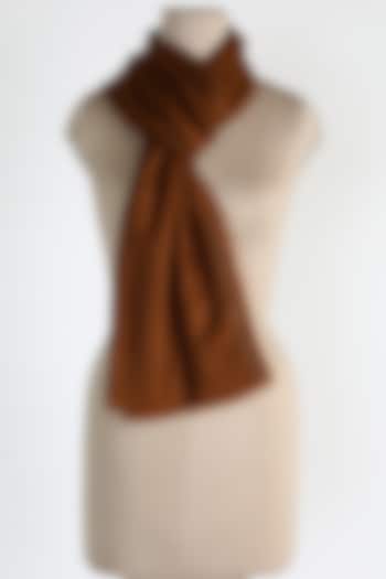 Brown Air Cashmere Shawl by Queenmark
