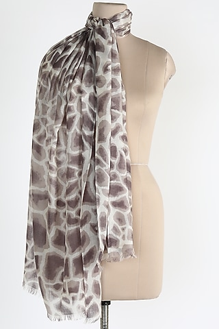 Ivory Air Cashmere Shawl by Queenmark