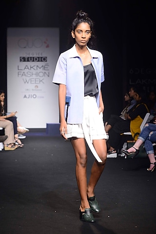 Light Blue Denim Jacket by QUO