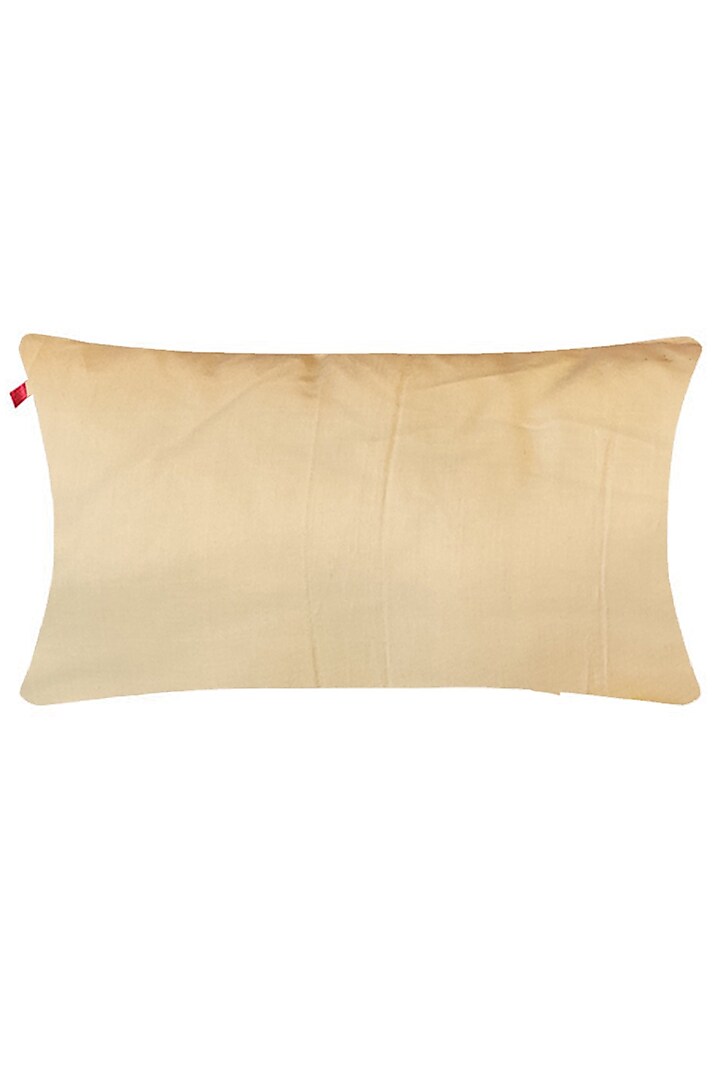 Ivory & Mustard Printed Cushion Covers (Set of 3) by RAFFINEE at Pernia's Pop Up Shop