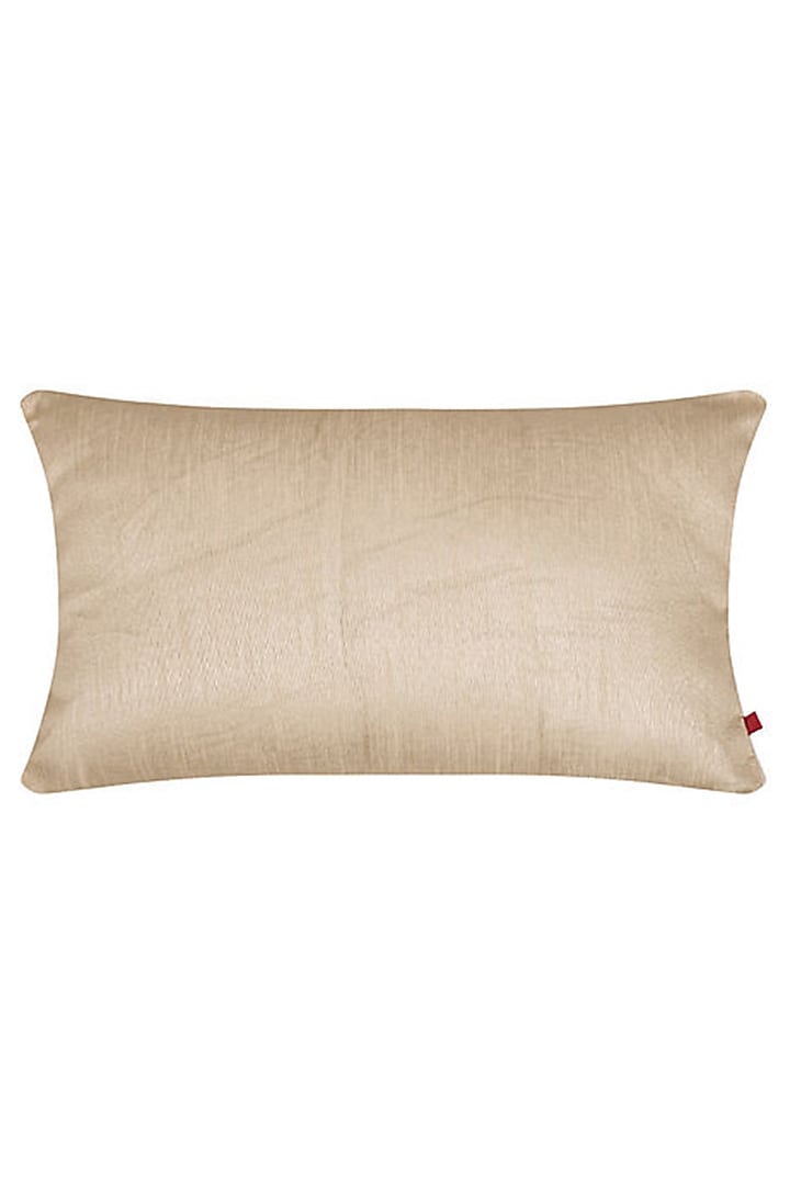 Ivory & Beige Embroidered Cushion Covers (Set of 3) by RAFFINEE at Pernia's Pop Up Shop