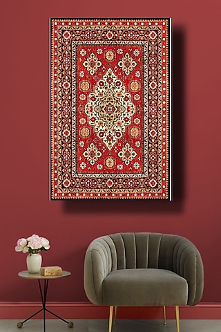 Red Digital Wall Art by RAFFINEE
