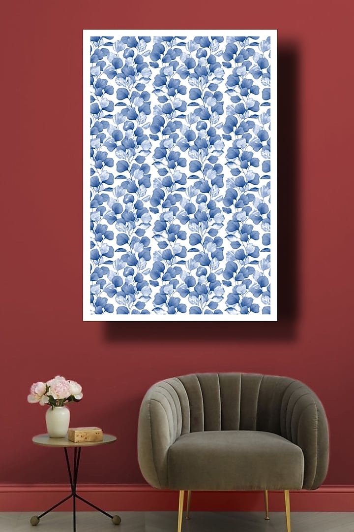 Blue Digital Wall Art by RAFFINEE at Pernia's Pop Up Shop