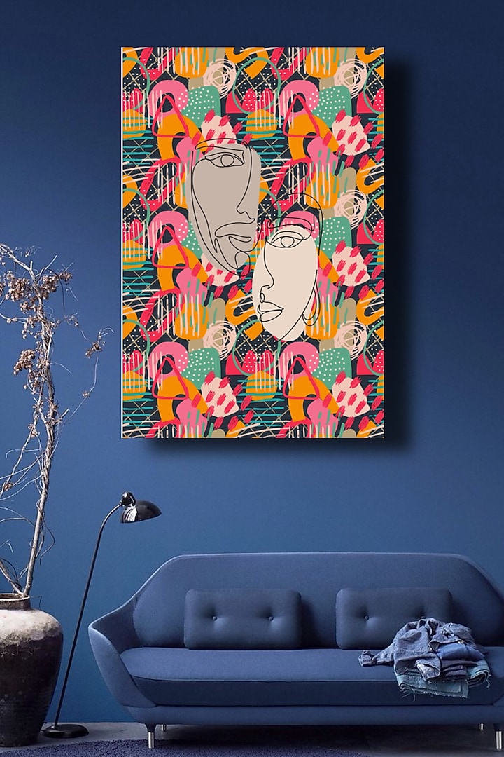 Multi-Colored Digital Wall Art by RAFFINEE at Pernia's Pop Up Shop