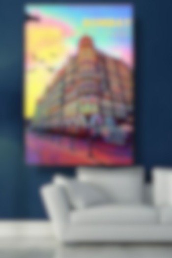 Multi-Colored Bombay Digital Wall Art by RAFFINEE at Pernia's Pop Up Shop