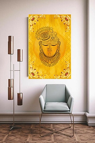 Multi-Colored Mandala Pichwai Digital Wall Art by RAFFINEE