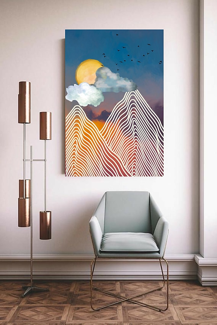 Multi-Colored Indian Contemporary Digital Wall Art by RAFFINEE at Pernia's Pop Up Shop