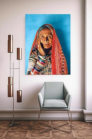 Multi-Colored Indian Contemporary Digital Wall Art by RAFFINEE