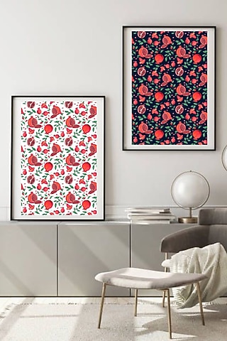 Multi-Colored Indian Contemporary Digital Wall Art by RAFFINEE