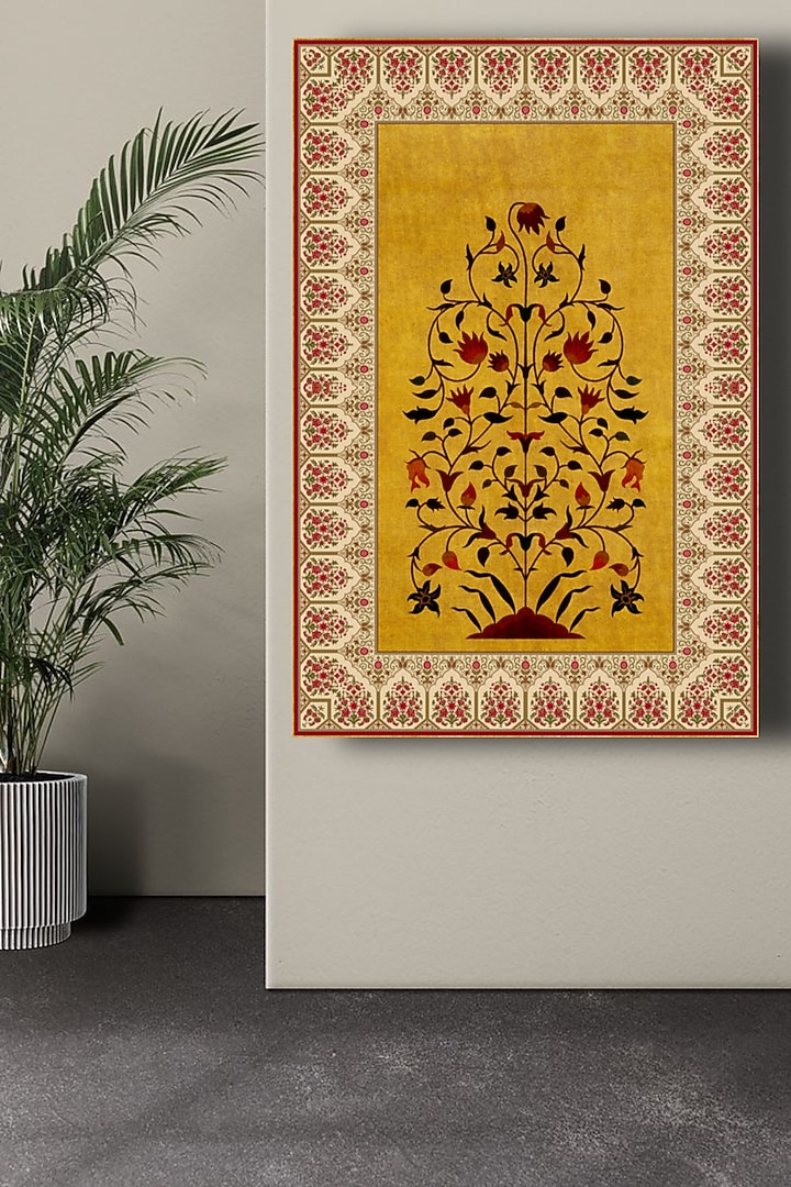 Multi-Colored Pichwai Digital Wall Art by RAFFINEE at Pernia's Pop Up Shop