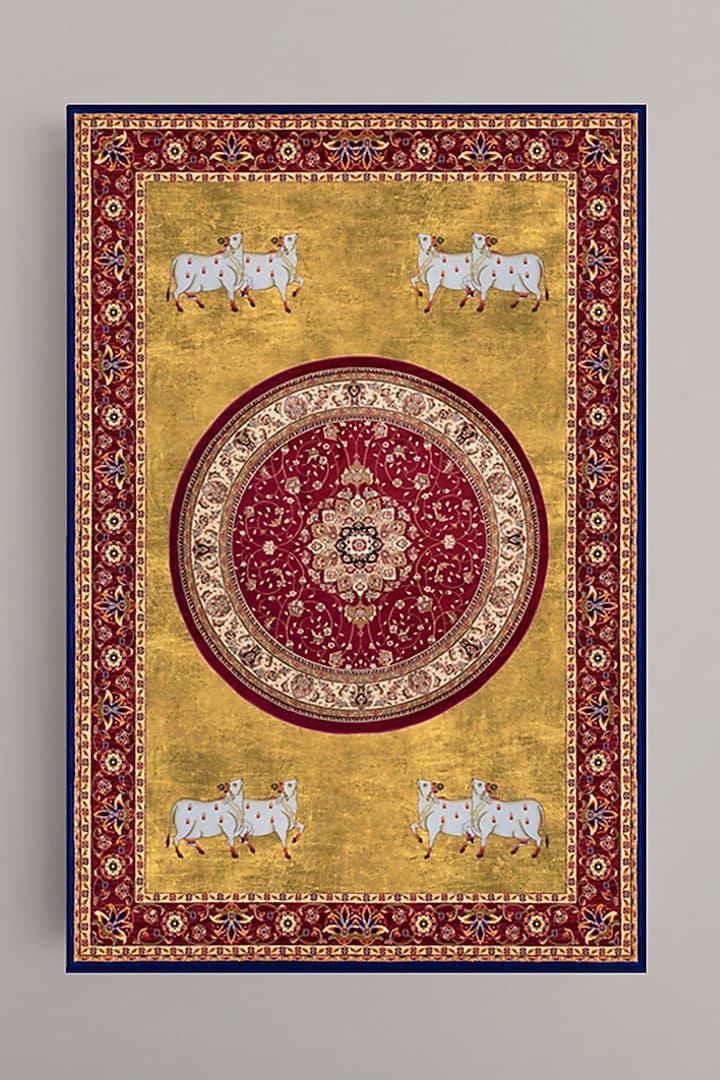 Multi-Coloured Mandala Pichwai Wall Art by RAFFINEE at Pernia's Pop Up Shop