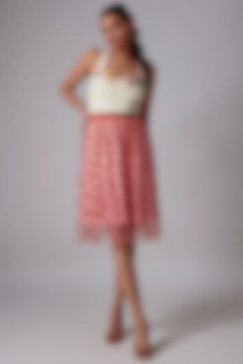 Pink Net Skirt by RADKA