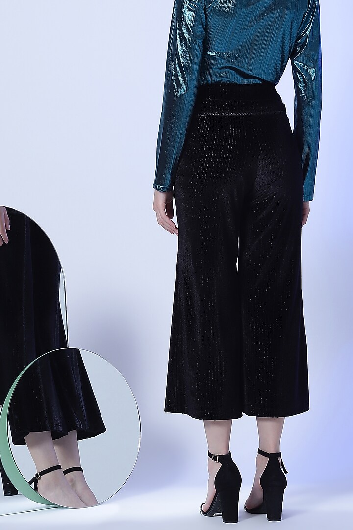 Black Wide-Legged Pants by RADKA at Pernia's Pop Up Shop