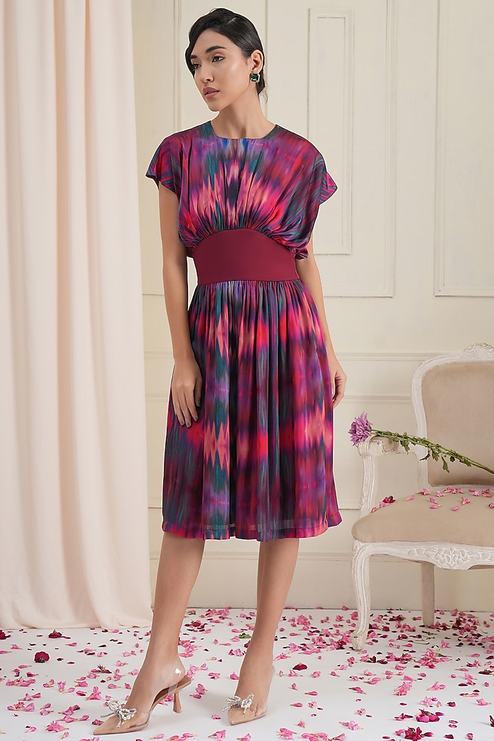 Multi-Colored Printed Dress by RADKA