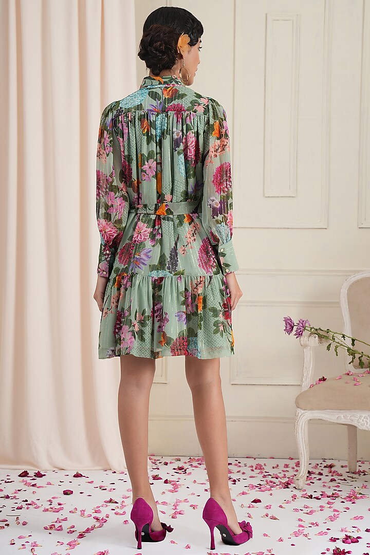 Pista Floral Printed Summer Shirt Dress by RADKA at Pernia's Pop Up Shop
