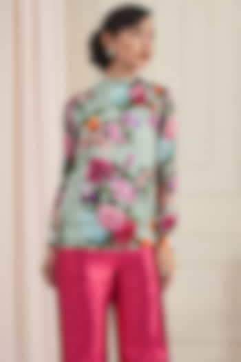 Pista Floral Printed Top by RADKA at Pernia's Pop Up Shop