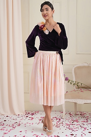 Violet Velvet Top by RADKA