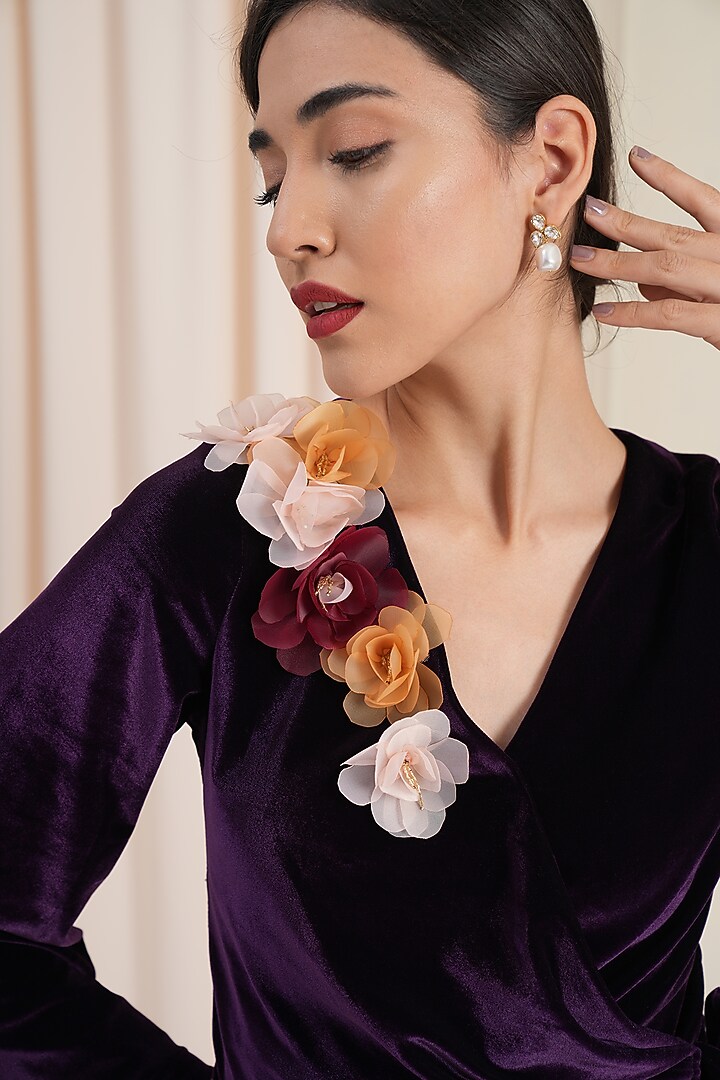 Violet Velvet Top by RADKA at Pernia's Pop Up Shop
