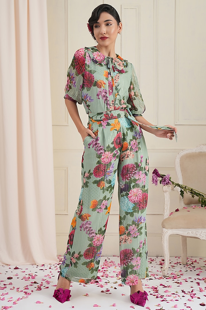 Pista Floral Printed Co-Ord Set by RADKA