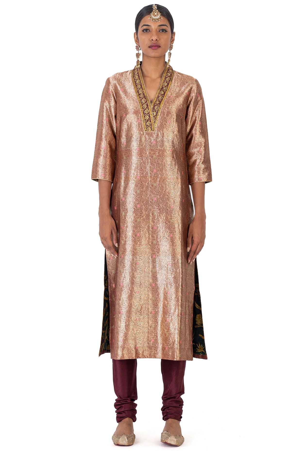 Brocade on sale kurta online