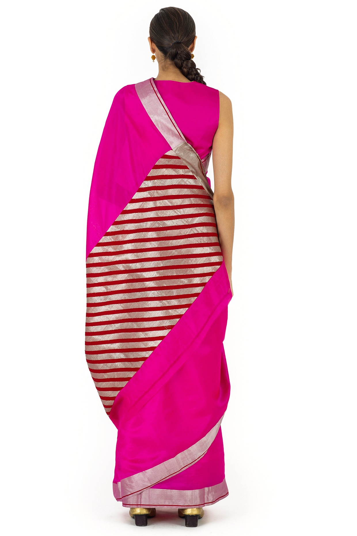 Buy Light Pink Sarees for Women by Indie Picks Online | Ajio.com