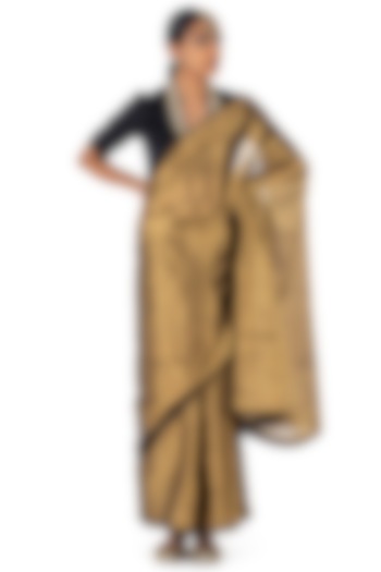 Gold Tissue Silk Party Wear Saree by Raw Mango at Pernia's Pop Up Shop