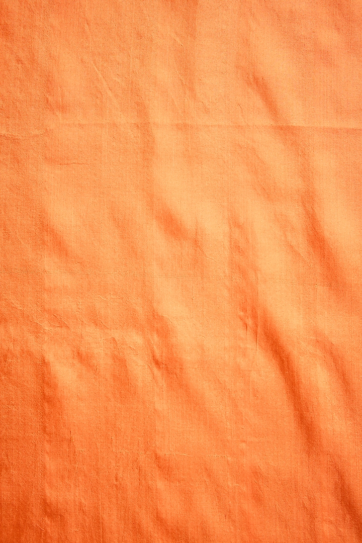 Orange Varanasi Silk Brocade Reception Saree by Raw Mango at Pernia's Pop Up Shop