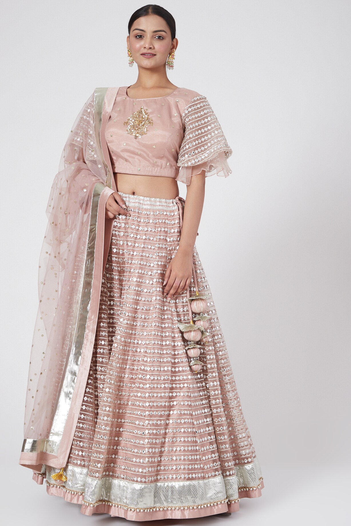 Onion Pink Lehenga Set