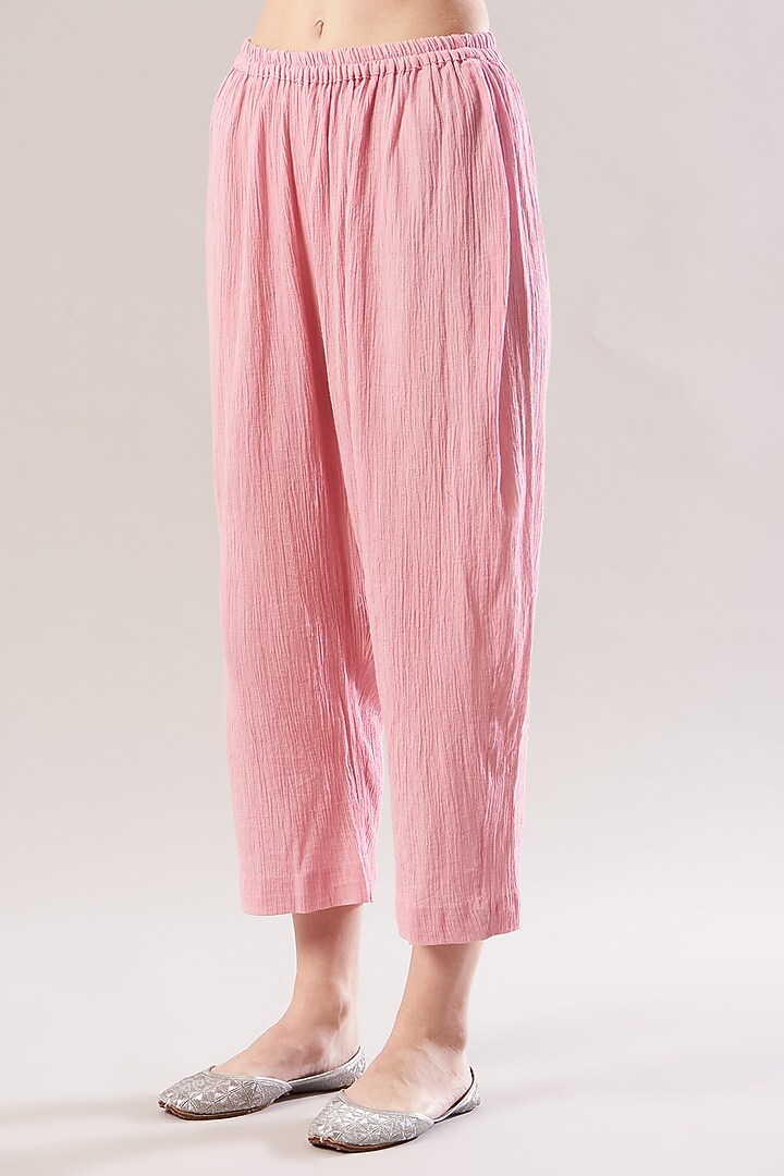 Pink Printed Kurta Set by RANG by Manjula Soni at Pernia's Pop Up Shop