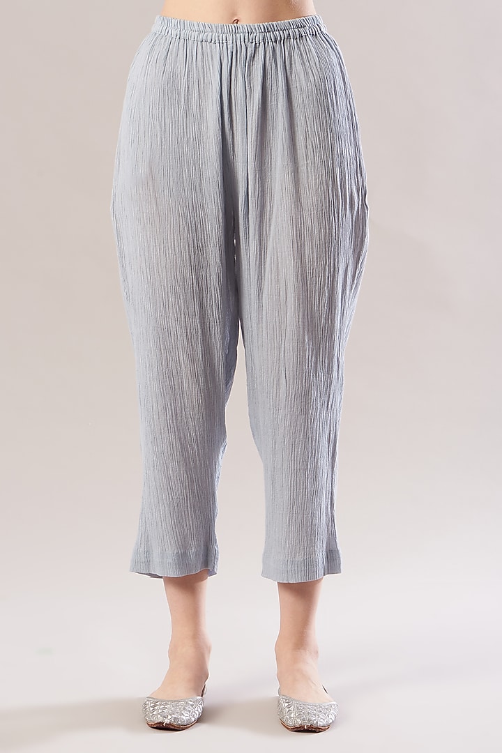 Dove Grey Printed Kurta Set by RANG by Manjula Soni at Pernia's Pop Up Shop