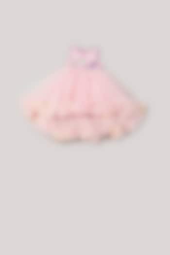 Lilac Embellished Dress For Girls by Rani kidswear