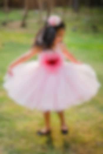 Pink Net & Tulle Dress For Girls by Rani kidswear
