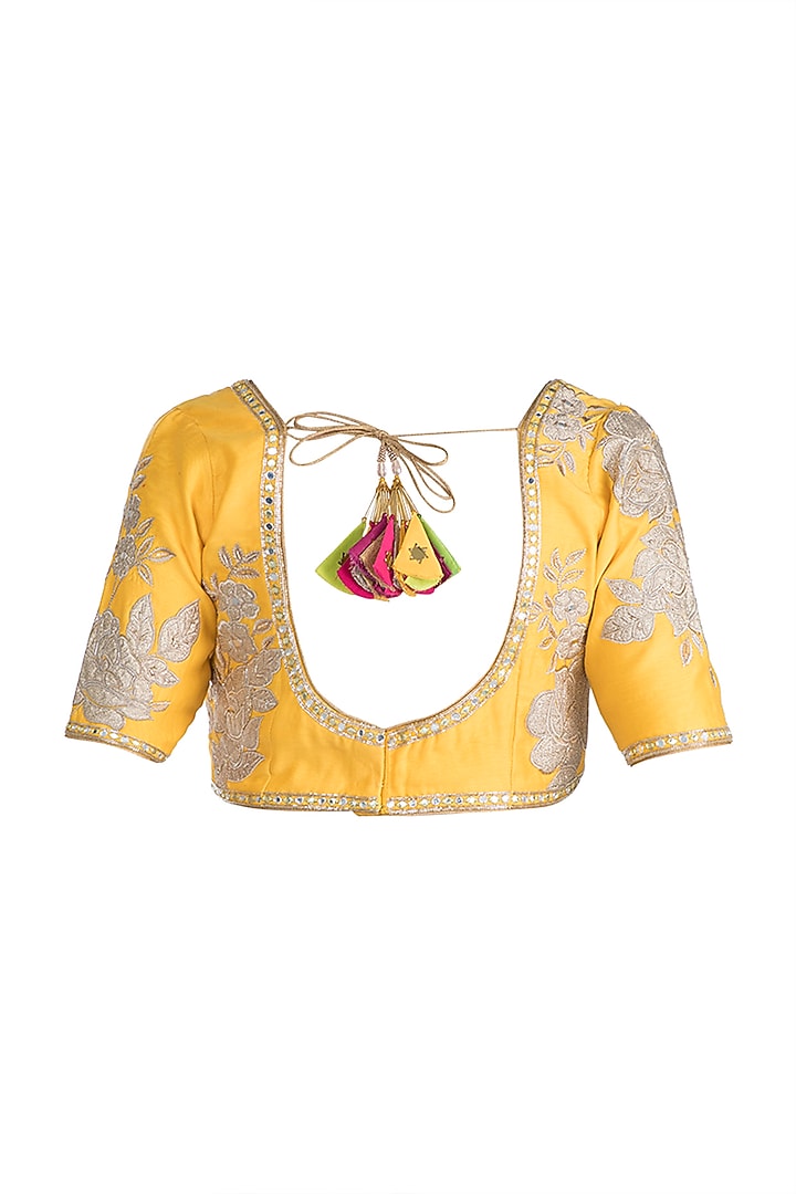 Multi Colored Embellished Wedding Saree Set by RAR Studio at Pernia's Pop Up Shop