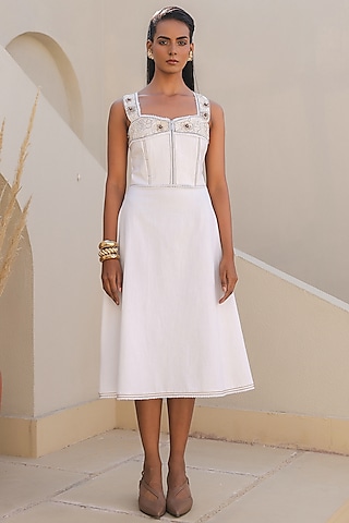 Buy Denim One Piece Dress for Women Online from India's