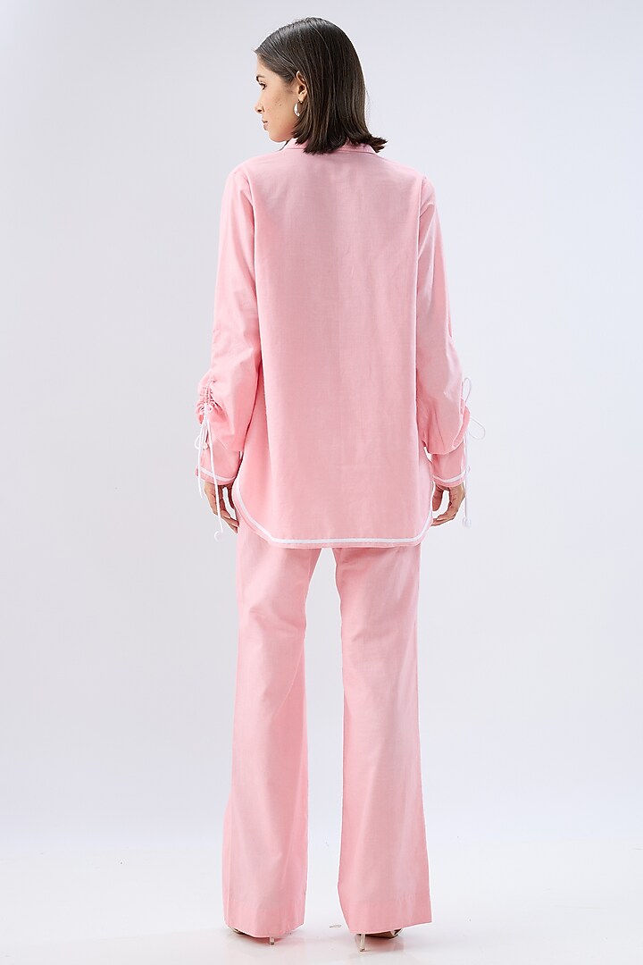 Pink Linen Co-Ord Set by Raw & Rustic by Niti Bothra at Pernia's Pop Up Shop
