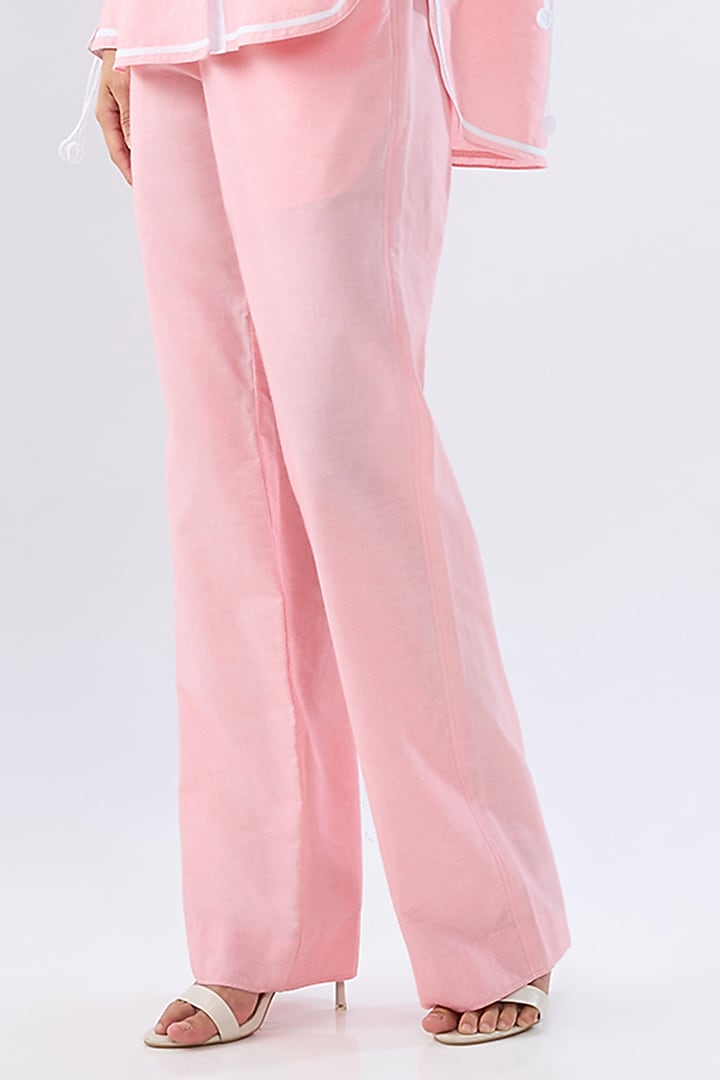 Pink Linen Co-Ord Set by Raw & Rustic by Niti Bothra at Pernia's Pop Up Shop