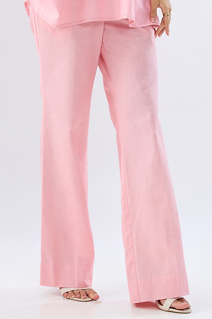 Pink Linen Co-Ord Set by Raw & Rustic by Niti Bothra at Pernia's Pop Up Shop