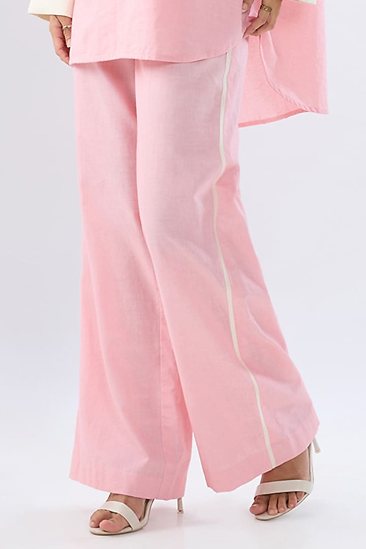 Pink Linen Co-Ord Set by Raw & Rustic by Niti Bothra at Pernia's Pop Up Shop